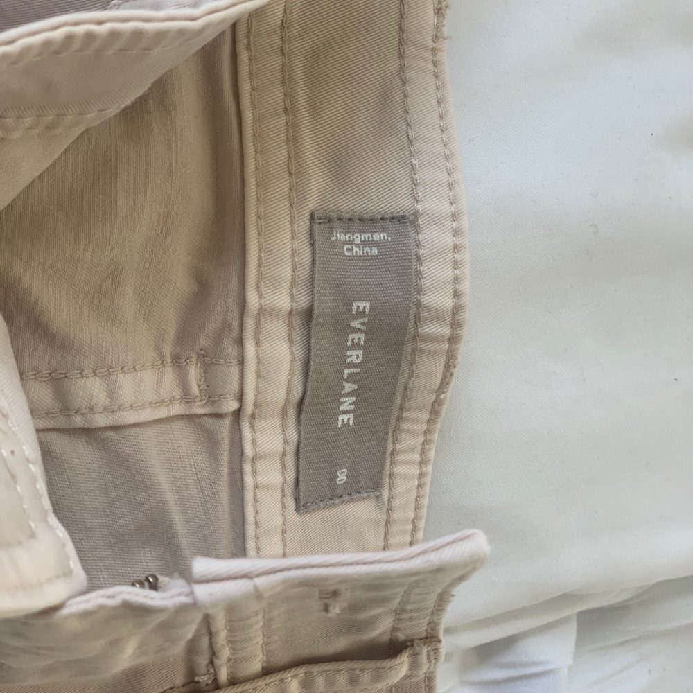 Everlane White Wide Leg Pant